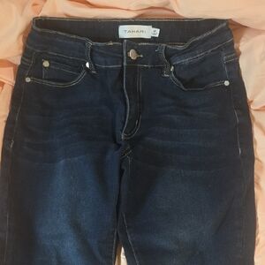 Tahari Women's Dark Blue Skinny Jeans